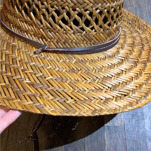 NEW!rare Wyeth rich golden brown boater NEW!rare Wyeth rich golden brown boater main image 3